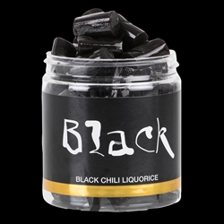 Lakrids med chilismag - Black liquorice